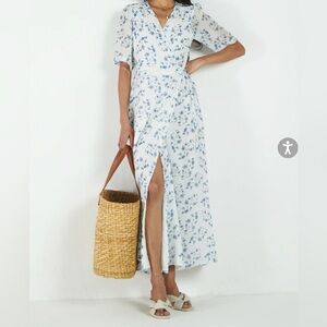 NWOT - Reistor Summer Rains Wrap Dress - Size L